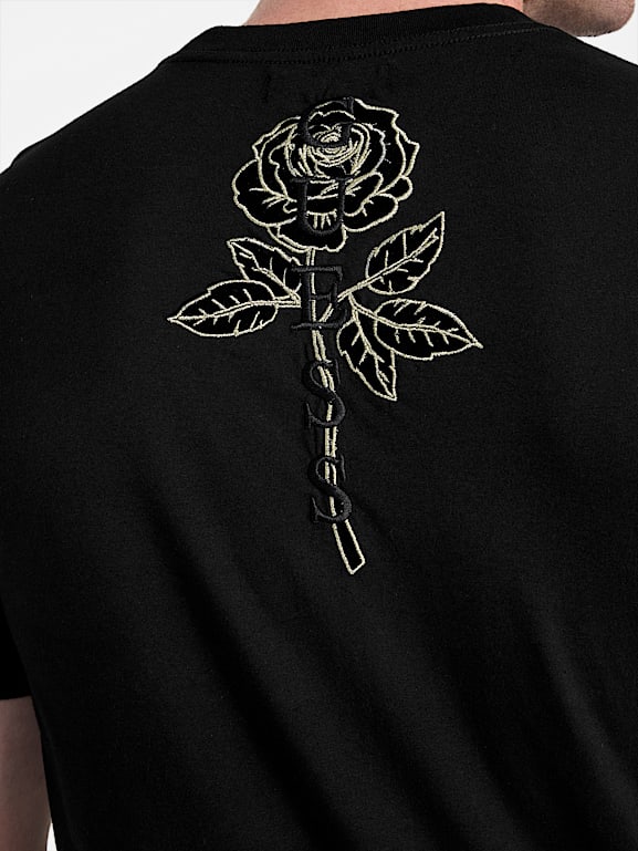 GUESS® Eco Santi Rose Logo Tee