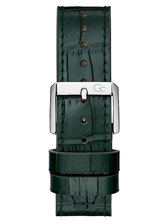 MARCIANO by GUESS® Green Leather Chronograph Watch