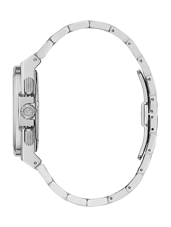 GUESS® Gc Silver-Tone Chronograph Watch