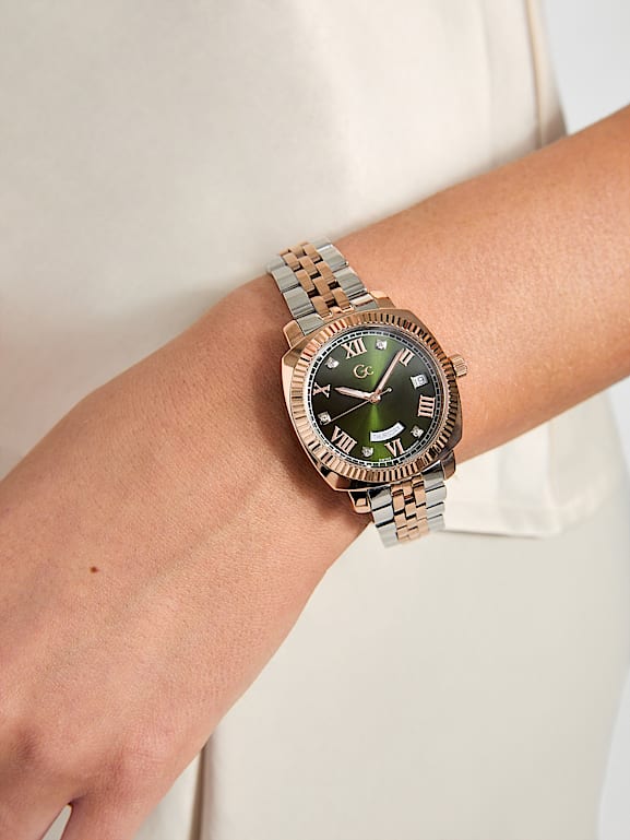 GUESS® Gc Two-Tone Analog Watch