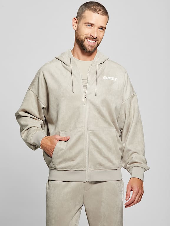 GUESS® Eco Daril Zip-Up Hoodie Sweatshirt