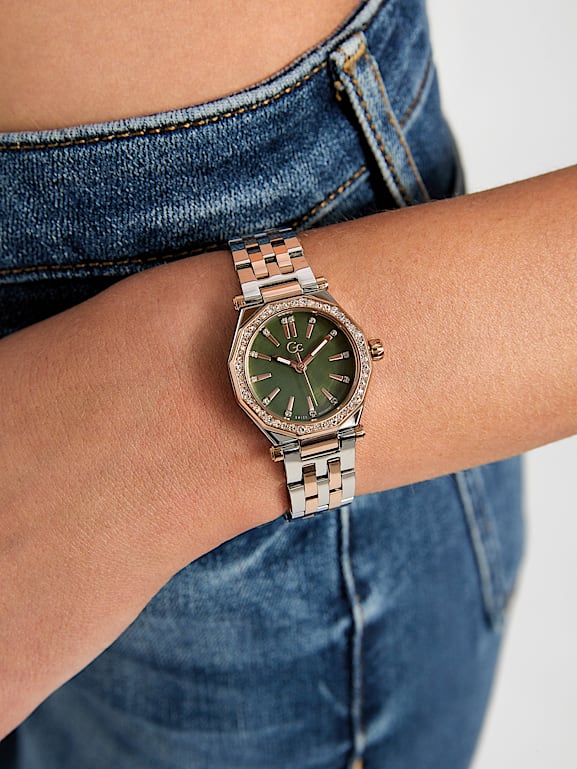 GUESS® Gc Two-Tone Analog Watch