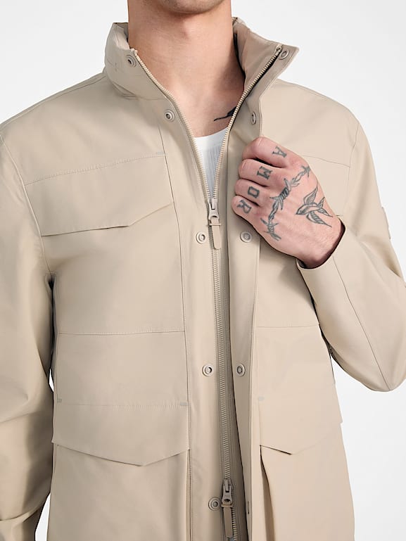 GUESS® Dunwich Woven Hooded Utility Jacket
