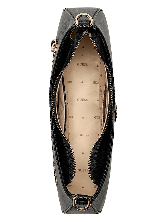 GUESS® Noelle saffiano shoulder bag