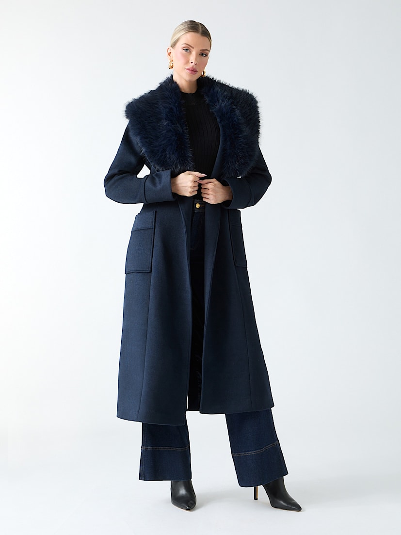 Charlize Wool-Blend Coat