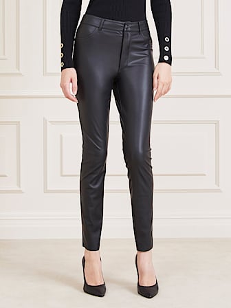 MARCIANO FAUX LEATHER PANT