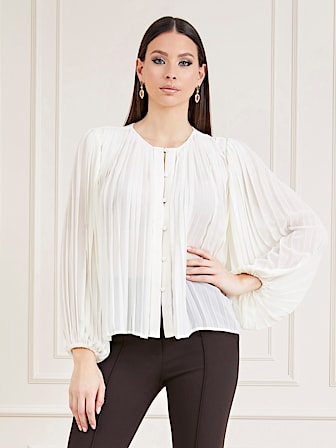 Marciano pleated blouse