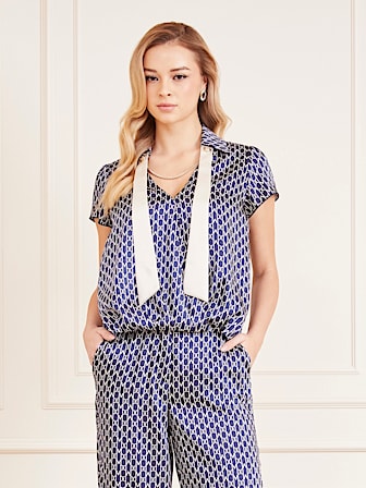 Blouse logo all-over Marciano