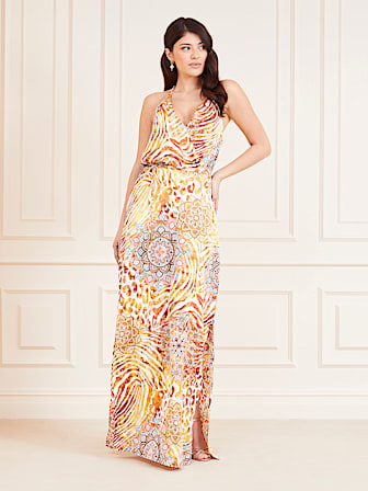 Marciano lange jurk print all-over