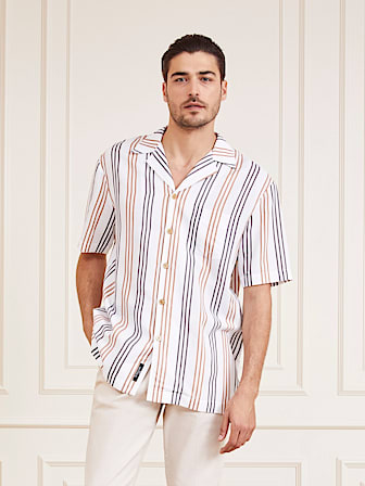Marciano all over striped shirt