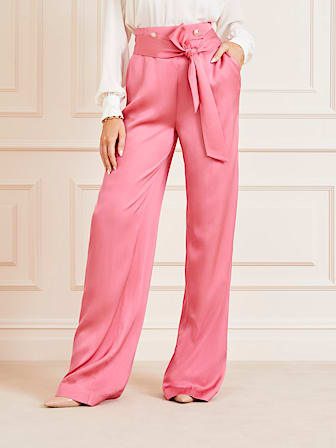 Marciano satin wide leg pant