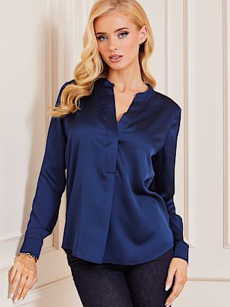 Marciano satin regular fit blouse