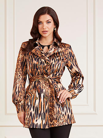 Trench Marciano stampa animalier