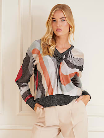 Marciano all over print sweater