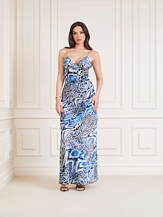 Langes Kleid Marciano Allover-Print