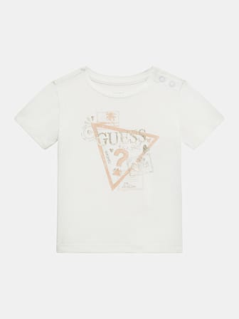 T-shirt com logótipo triângulo na frente