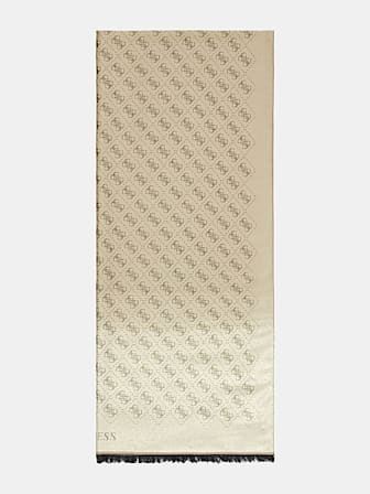 Foulard Authentique GUESS En Soie - Motif Géométrique Multicolore | Occasion Bon état