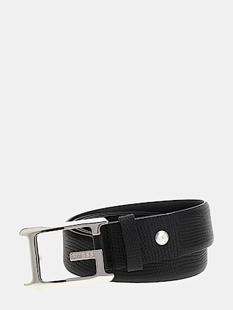 G genuine leather slim belt