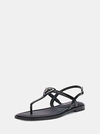 Patent leather Rainey thong sandals