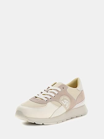 Fano mixed-leather running shoes