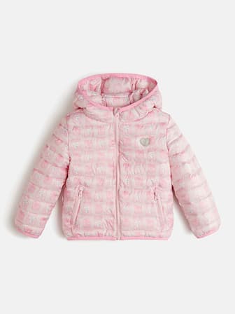 KURTKA PUFFER Z PRINTEM