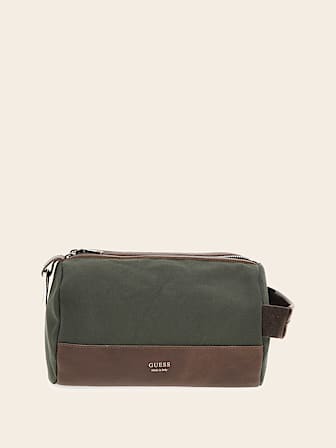 Real leather Taven toiletry bag