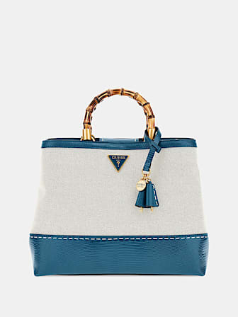 Zabry handbag with croc-print details