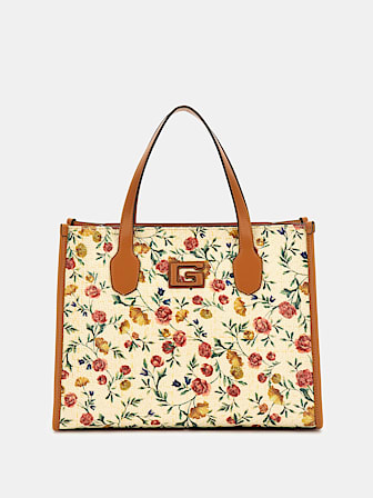 Silvana floral-print handbag