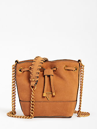 KAOMA SUEDE MINI BUCKET BAG