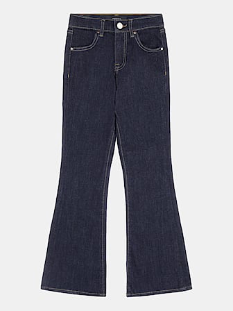 Denim broek flared broekspijp