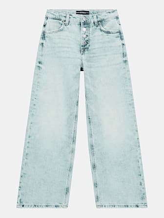Jeans wijde pijpen hoge taille