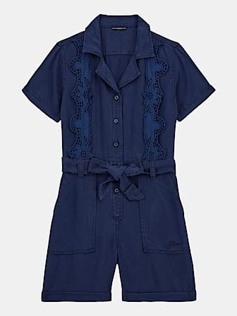 Embroidered romper