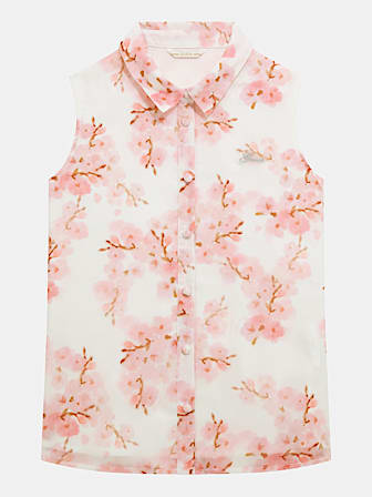 Blusa stampa floreale all over