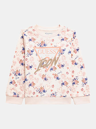 All over floral print sweatshirt