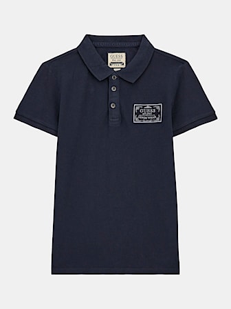 Polo met logopatch