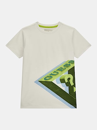 T-shirt imprimé logo frontal