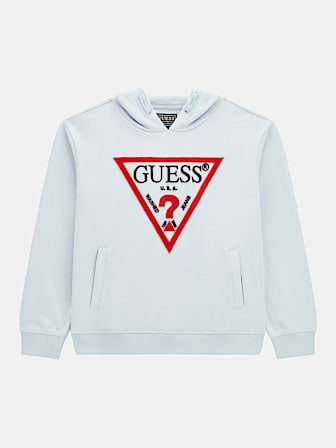 Sweater met driehoek logo voorkant