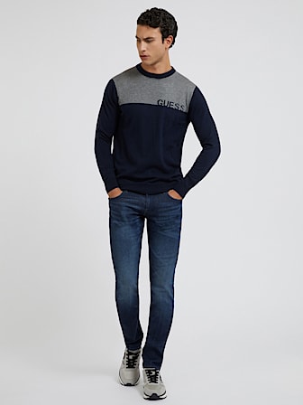 Guess color block jeans shop