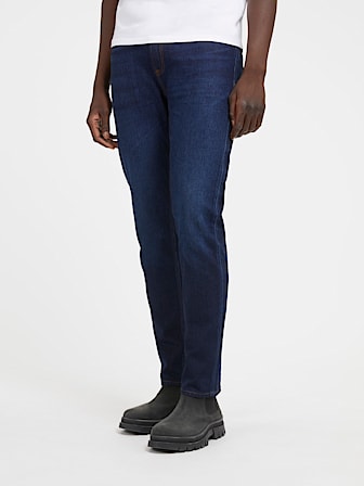 Mid rise relaxed denim pant