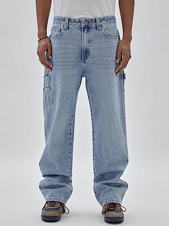 Jeans modello carpenter vita alta
