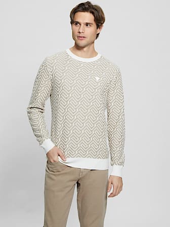 Sweater van gemengd linnen