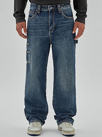 Jeans modello carpenter a vita media