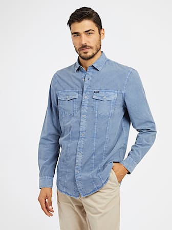 Camicia vestibilità slim con tasche