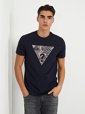 Camiseta elástica con triángulo logo