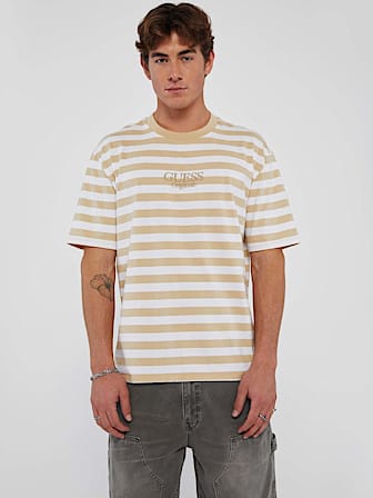 Striped t-shirt with logo