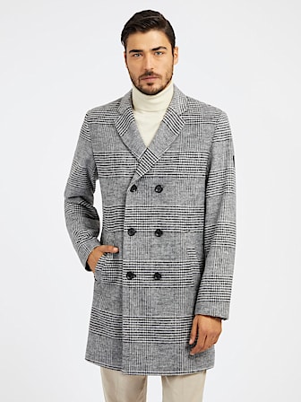 Manteau en laine mélangée
