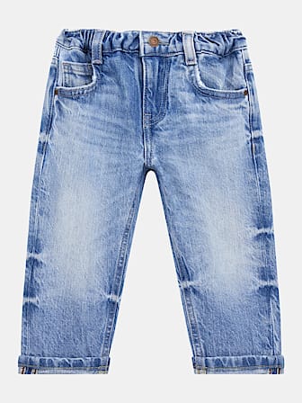 Mid Waist Straight Jeans