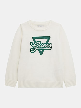 Sweter z wyszywanym logo