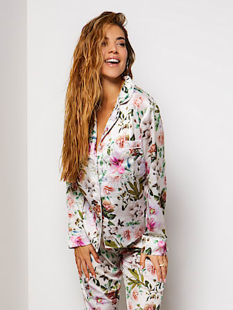 Conjunto de pijama estampado floral