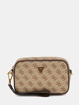 Guess VEZZOLA - Sac bandoulière - beige/brown/beige - ZALANDO